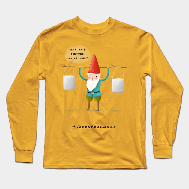 Forever a Gnome 2 Long Sleeve T-Shirt by Sophie Corrigan